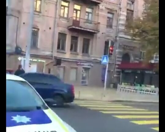 درگیری پلیس کیف با پهپادهای شاهد
