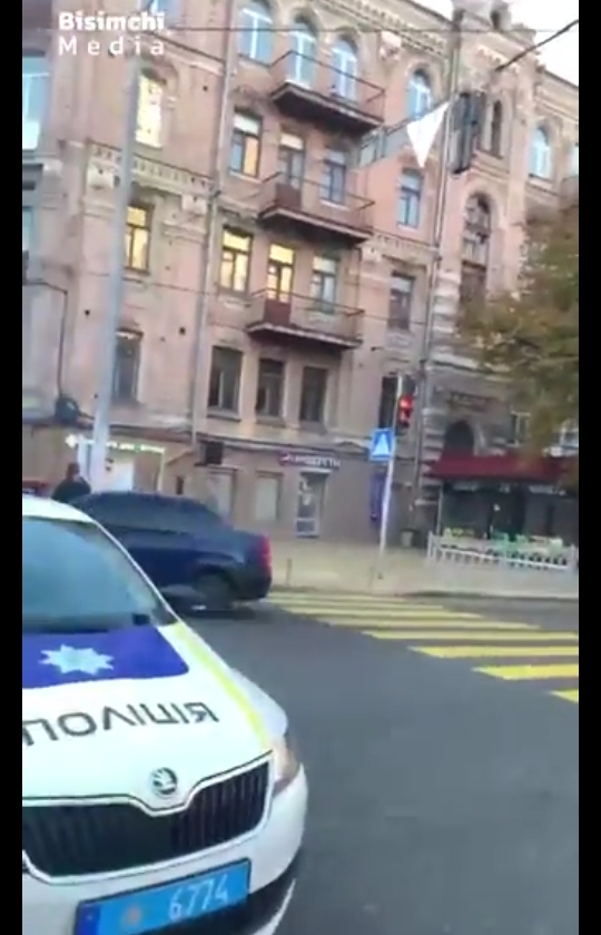 درگیری پلیس کیف با پهپادهای شاهد