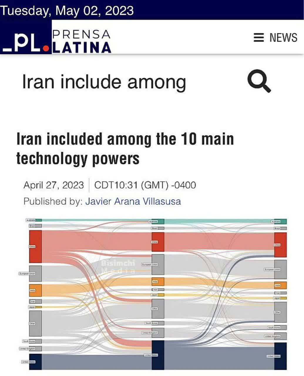 ایران جزو ده قدرت برتر علمی و فناوری