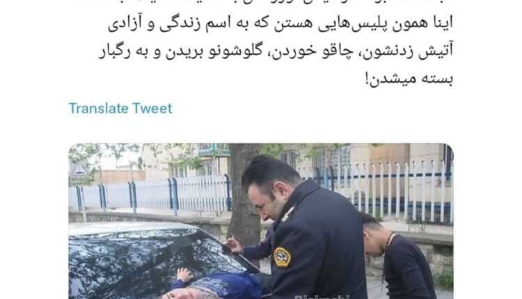 قدردانی مهران رجبی از مامور پلیس اشنویه