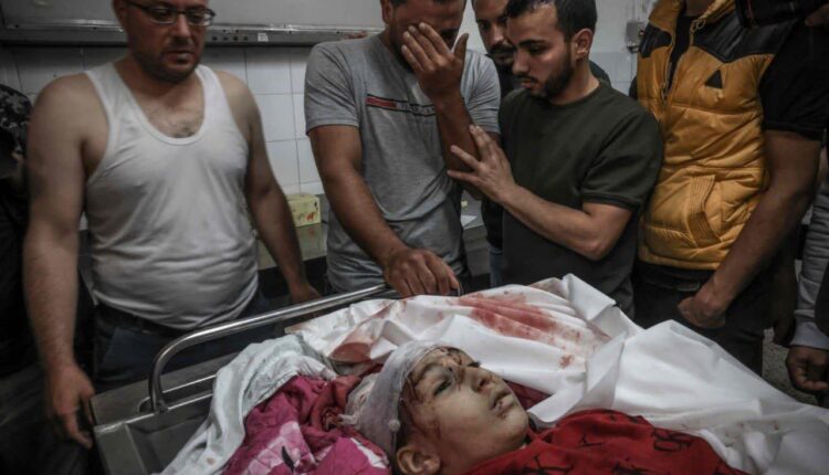 شهادت کودک فلسطینی در غزه