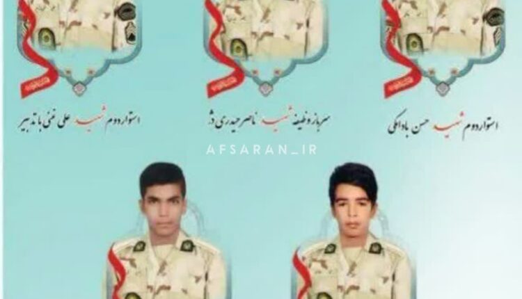 تصاویر ۵ مرزبان شهید در سراوان