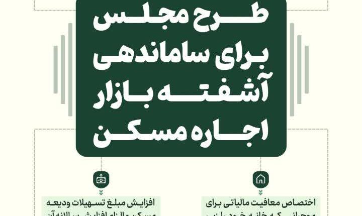 طرح مجلس برای ساماندهی آشفته بازار اجاره مسکن