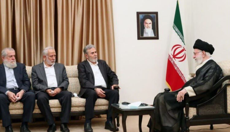 دیدار دبیر کل جهاد اسلامی فلسطین با رهبر انقلاب