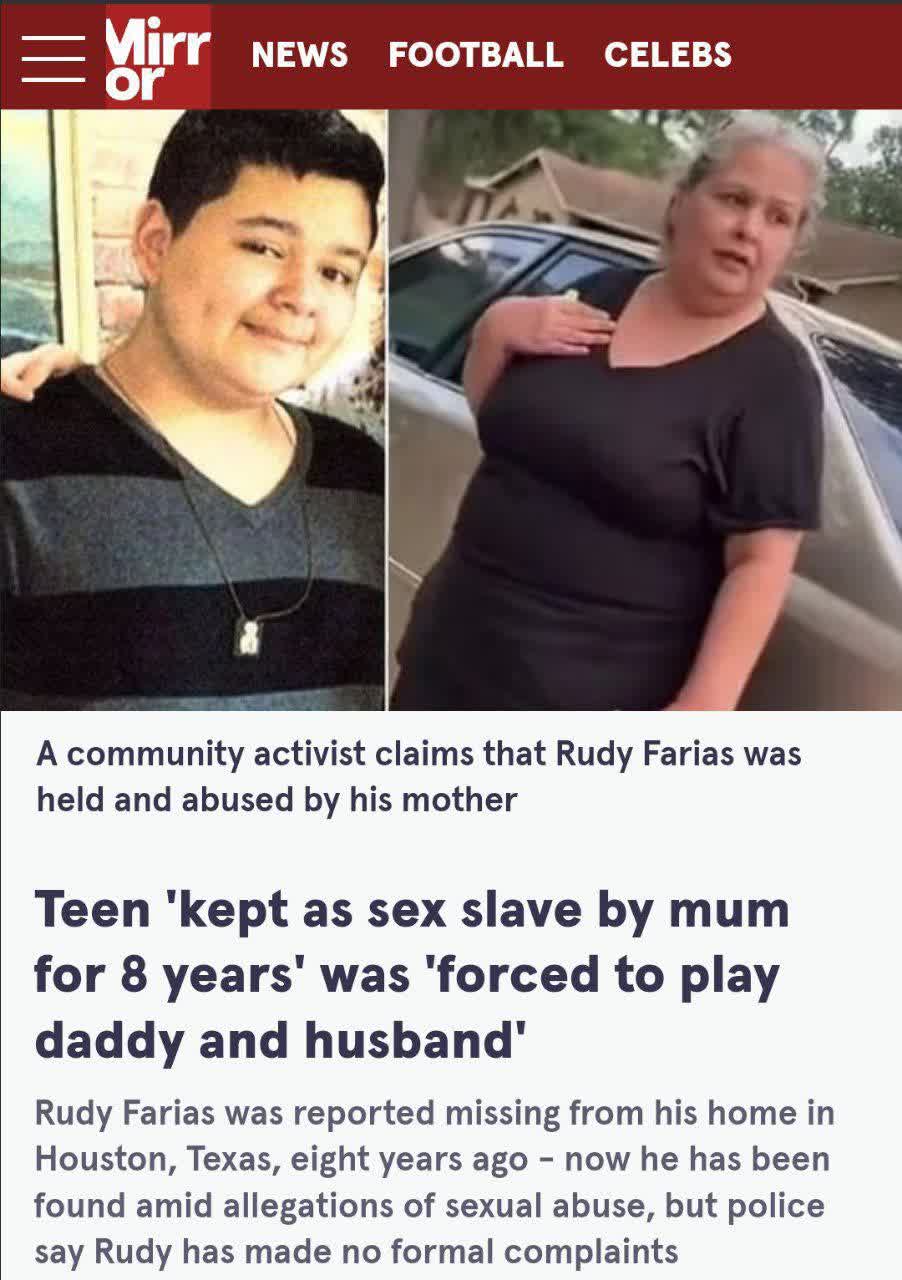 پسر آمریکایی برده جنسی مادرش