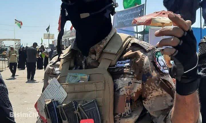 ارادت یکی از نیروهای حشد الشعبی به رهبر انقلاب