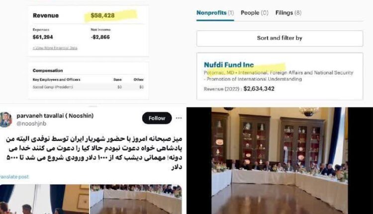 کاسبی چاهزاده با براندازهای تهی مغز در خارج