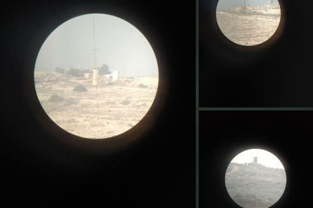 تصویری از زیرنظر گرفتن ارتش اسرائیل