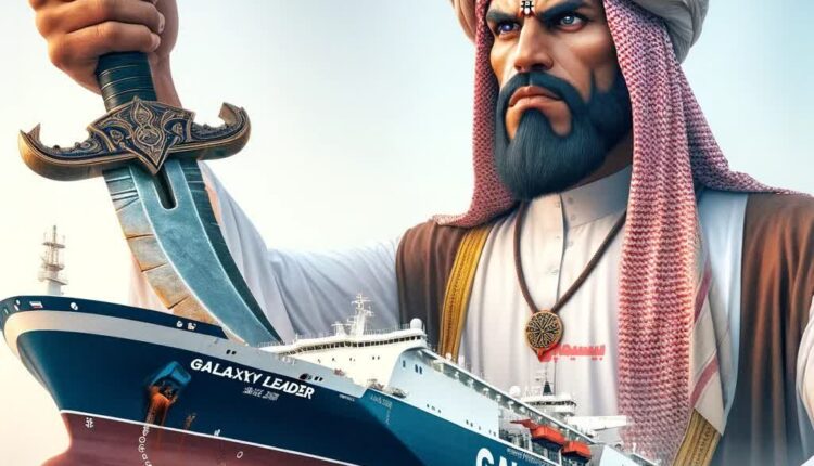 تصاویری از ابهت یمنی ها در تسخیر کشتی صهیونیستی