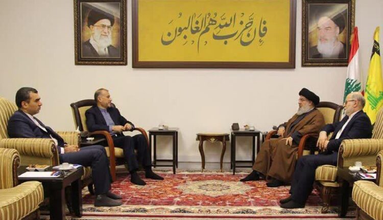 دیدار امیرعبداللهیان با سیدحسن نصرالله