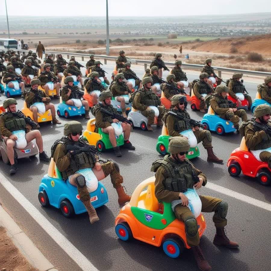 سربازان اسرائیلی در حال عقب نشینی از شمال غزه