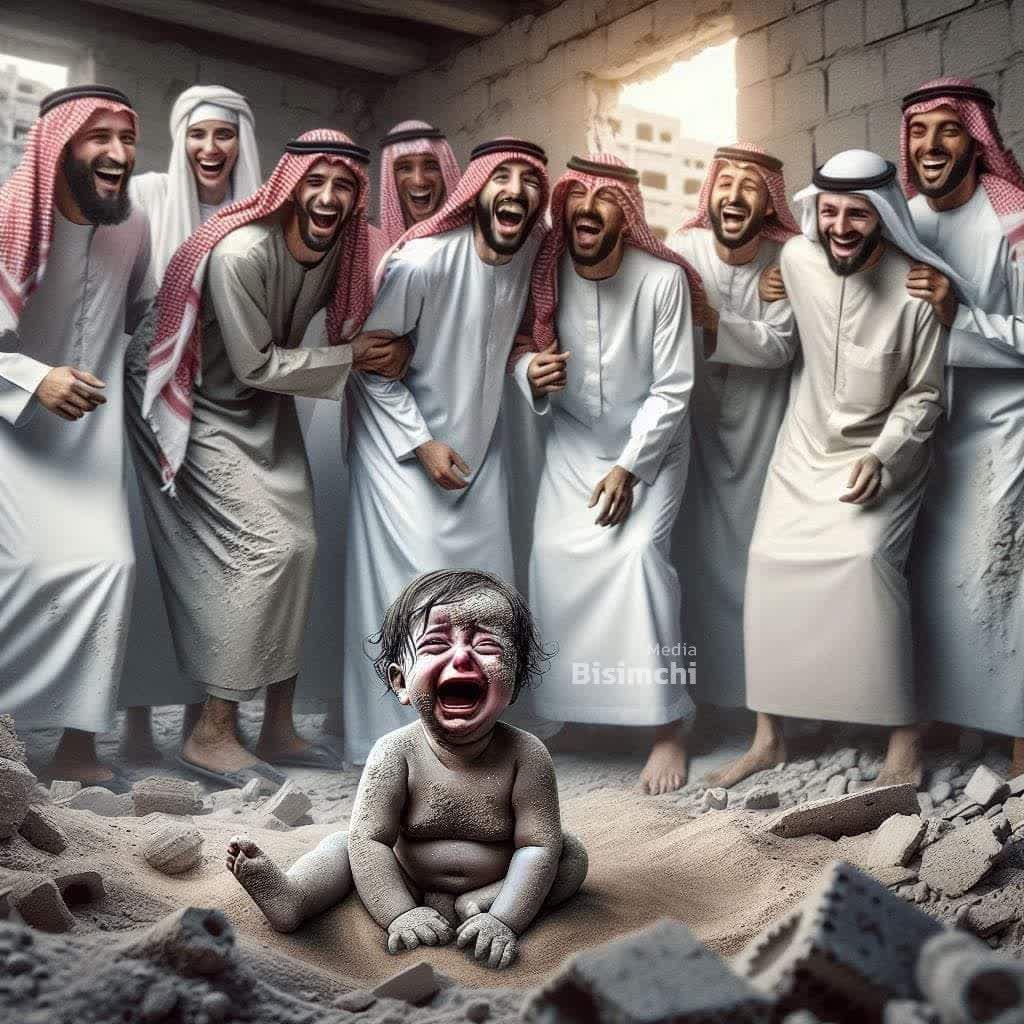 تصویر هوش مصنوعی از غیرت سران عرب