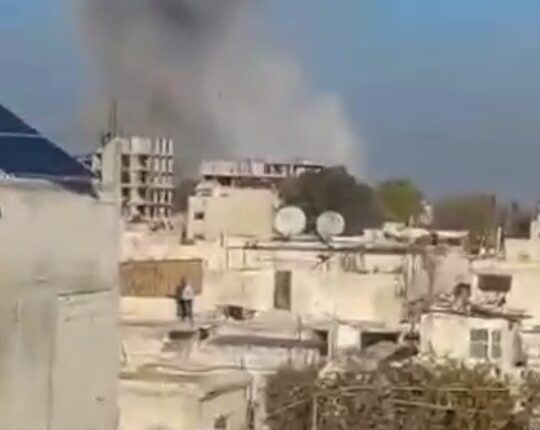 فیلم لحظه انفجار محل اقامت سردار سیدرضی
