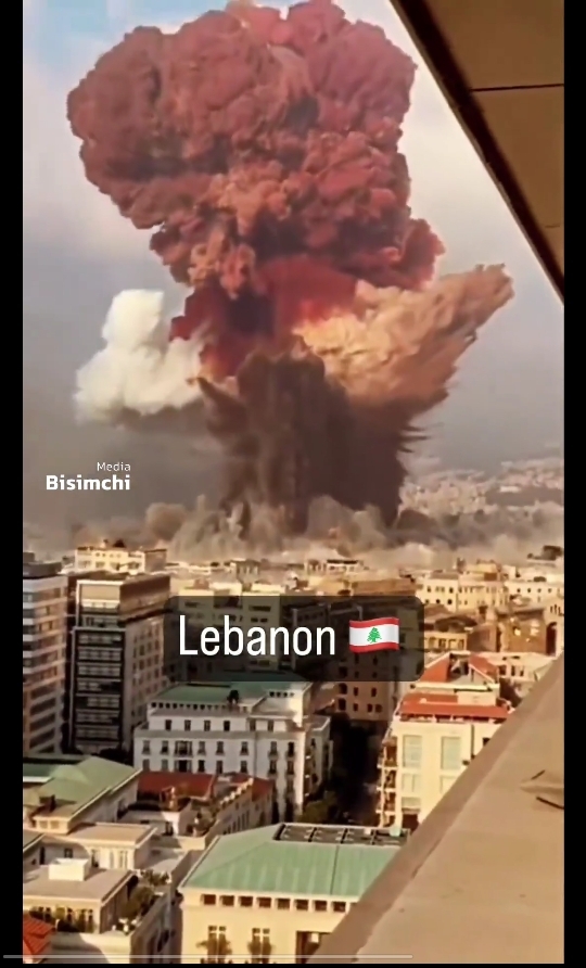 فیلم دیده نشده از انفجار ۲۰۲۰ لبنان