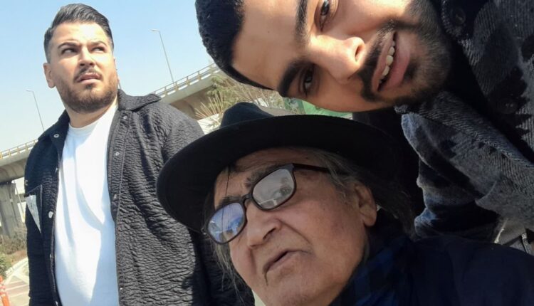 رضا رویگری در راهپیمایی امروز