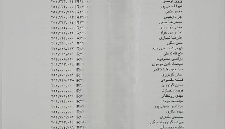 تصاویر حقوق نمایندگان مجلس