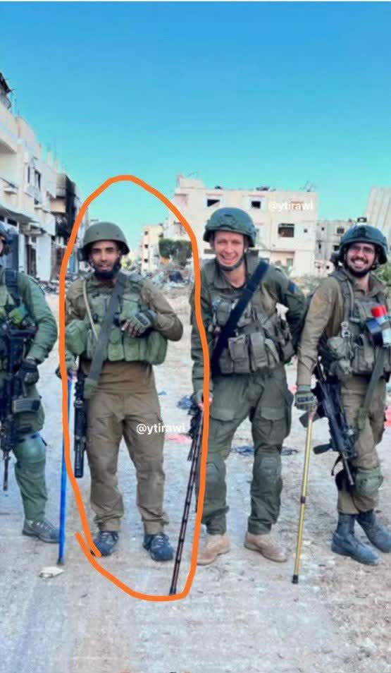 قبل و بعد ورود به غزه سرباز اسرائیلی‌