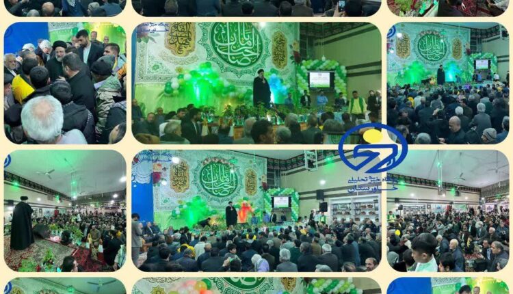 حضور سرزده رئیس جمهور در جشن نیمه شعبان هیات  بیرجند