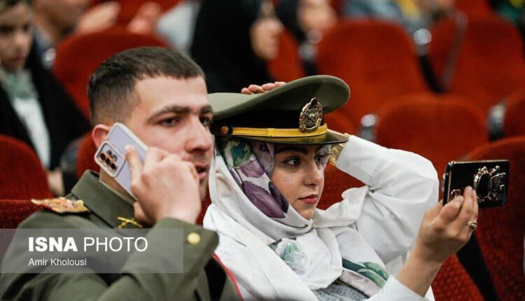 تصویری از مراسم ازدواج دانشجویی دانشگاه افسری ارتش