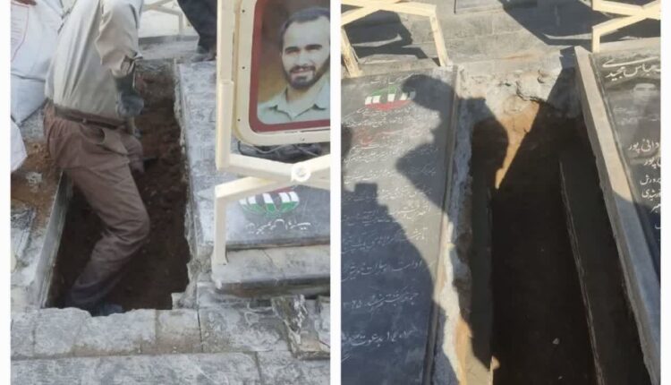 آماده‌سازی مزار مطهر سرلشکر زاهدی