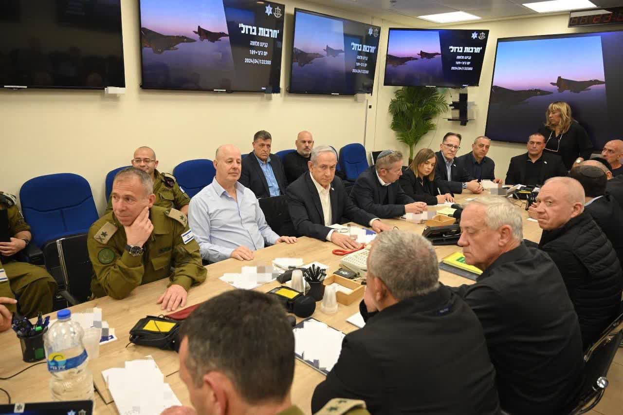 تصویری از کابینه امنیتی و جنگی اسرائیل