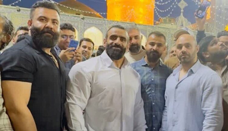 هادی چوپان قهرمان پرورش اندام در حرم امام رضا (ع)
