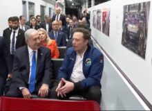 ایلان ماسک ، نتانیاهو و همسرش را به بازدید از کارخانه تسلا برد