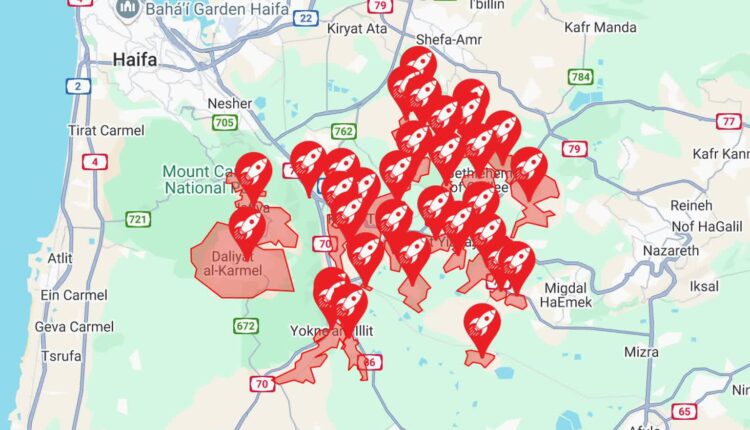 حیفای اشغالی همچنان زیر آتش موشک های مقاومت
