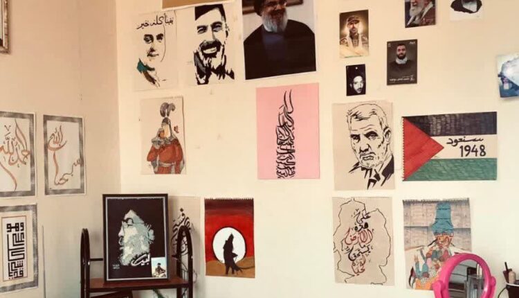 دیوار خانه‌های شیعیان در جنوب لبنان