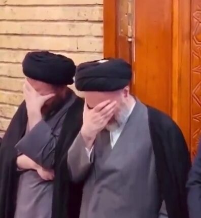 فرزندان آیت الله سیستانی در مراسم گرامیداشت شهید سید حسن نصرالله
