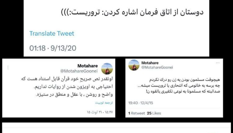 «مطهره گونه‌ای»، فعال فضای مجازی به زندان معرفی شد