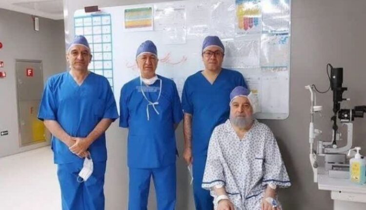رئیس جمهوری سابق ایران در بیمارستان چشم‌پزشکی