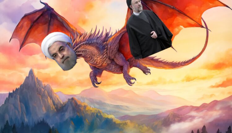 حسن روحانی دوباره خواب دید ؛خواب می‌دیدم دو بال داشتم …