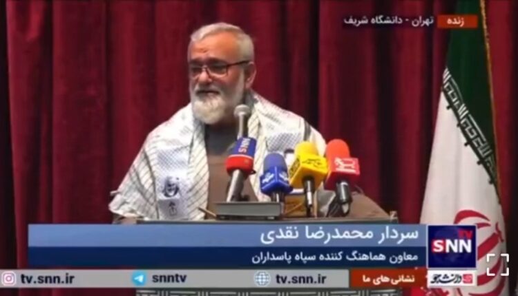 سردار نقدی:دنبال «طوفان الاقصی۲» هستیم