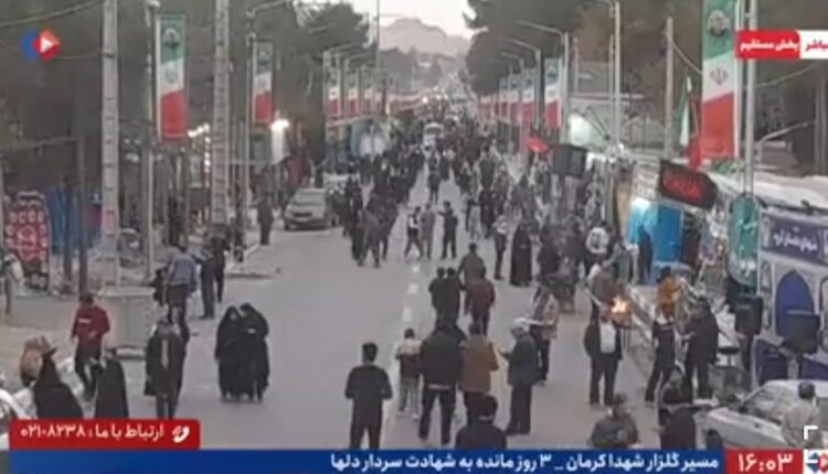 مسیر گلزار شهدای کرمان؛ ۳ روز مانده به شهادت سردار دل‌ها