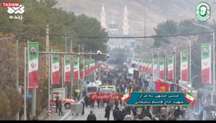 مسیر منتهی به مزار شهید حاج قاسم سلیمانی