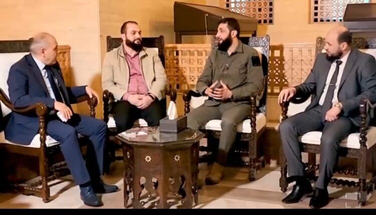 دیدار الجولانی و نخست‌وزیر پیشین سوریه برای انتقال قدرت