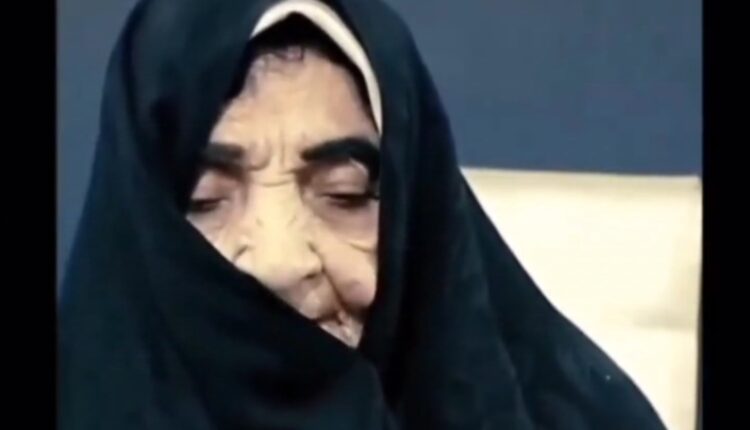 تنها جمله ای که مادر شهید گفت…