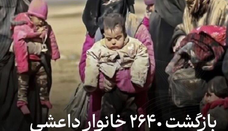 بازگشت ۲۶۴۰ خانوار داعشی به عراق