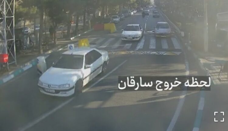 سرقت خودرو در روز روشن در شهرک شهید محلاتی