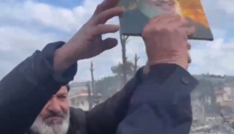 مردم لبنان رودررو با نظامیان اشغالگر در جنوب
