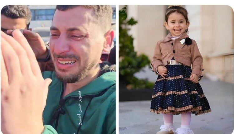 لحظه غم انگیز اسیر فلسطینی پس از آزادی
