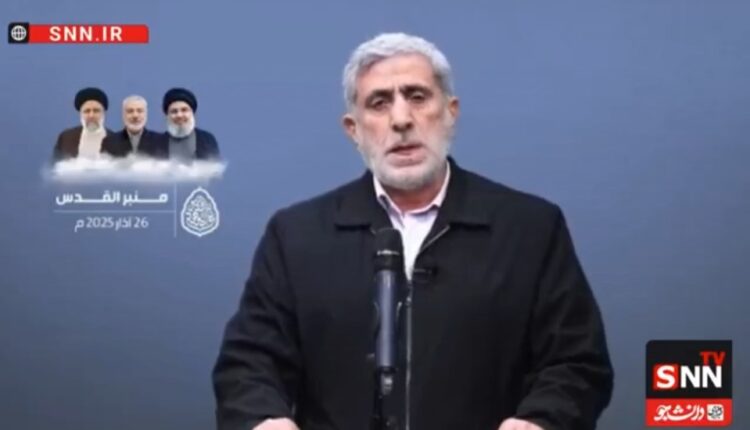 سردار قاآنی: طوفان الاقصی واژه مقاومت را تکمیل کرد