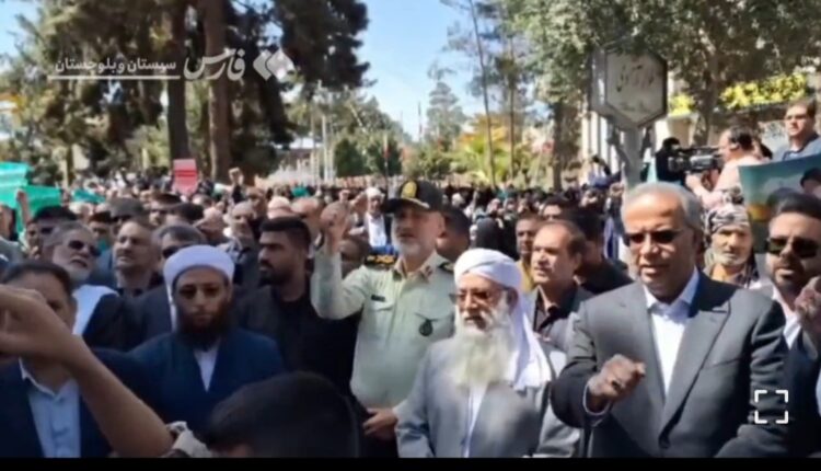حضور پرشور مردم زاهدان در راهپیمایی روز قدس