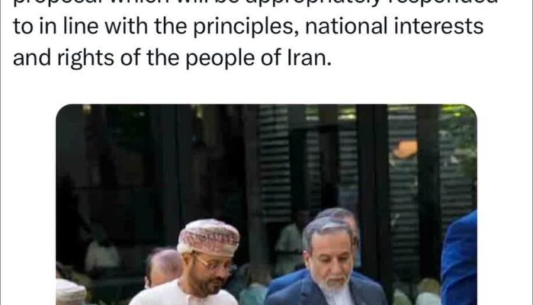 پیشنهادات آمریکا به تهران ارائه شد