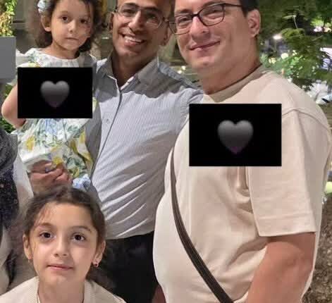 شهادت یک پدر ایرانی همراه دو دخترش