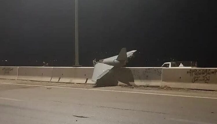 سقوط پهپاد اسرائیلی در دزفول