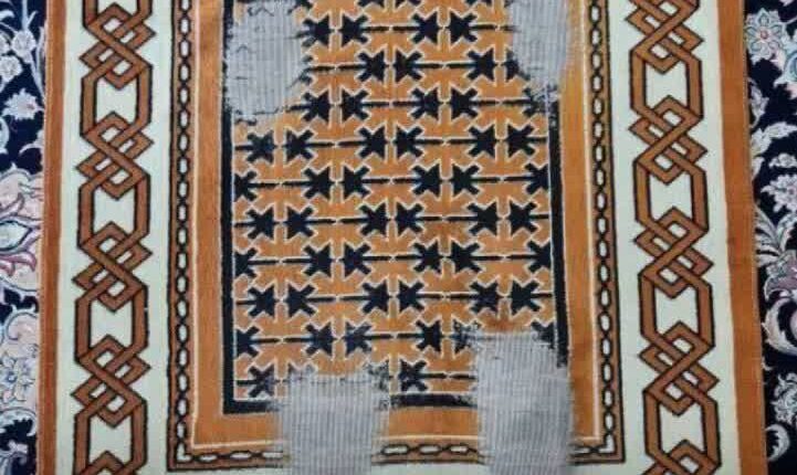 سجاده نماز کسی که ۳۰ سال کابوس حرامیان صهیون بوده …