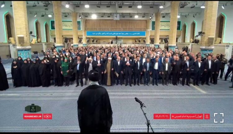دیدار رهبر انقلاب با رئیس و نمایندگان مجلس شورای اسلامی
