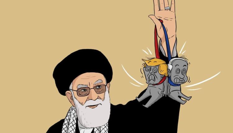 کاریکاتور کمال شرف از رهبر انقلاب